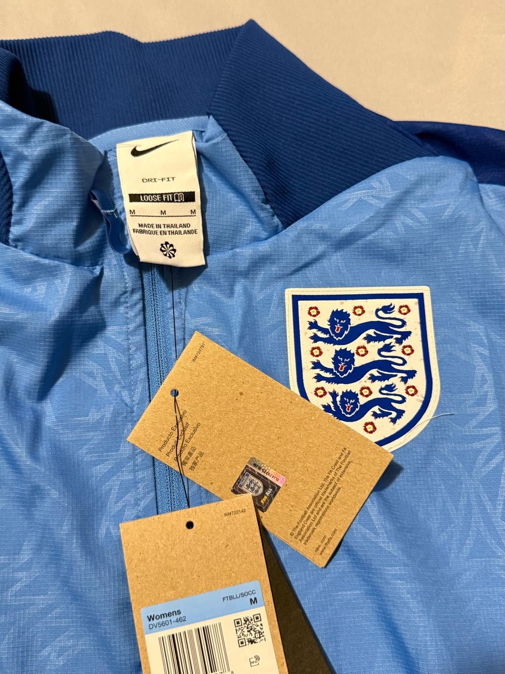 Nike England Light Blue Track Jacket - Picture 7 of 9
